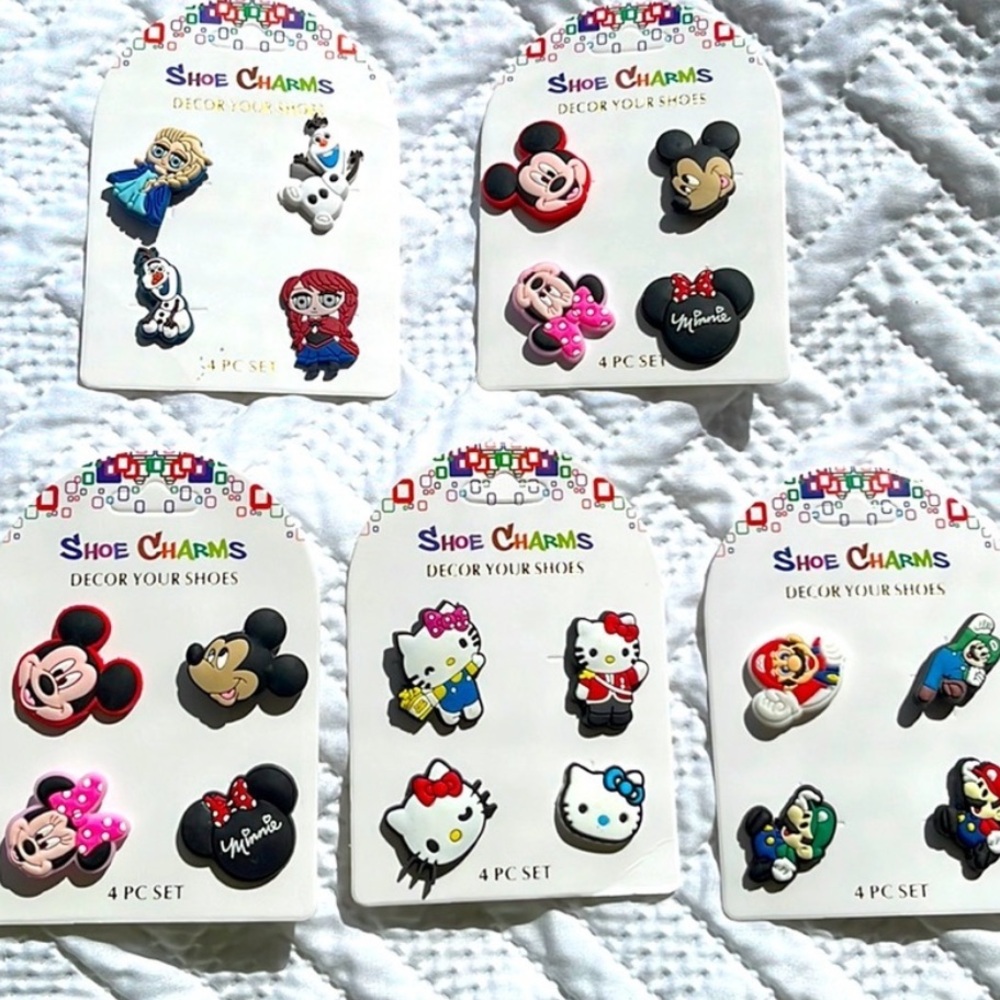 Croc Charms MICKEY MOUSE & MORE Shoe or Bag Charms